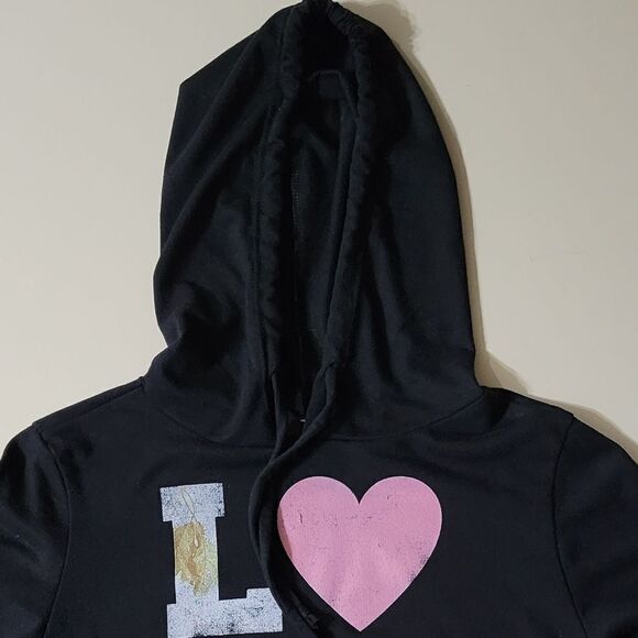 Realtree by Just Ginger Black Hooded Lightweight Women's Sweatshirt - Picture 8 of 10